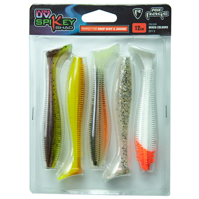Shad FOX Rage Spikey Ultra UV Mixed Colours 9cm 5buc/plic