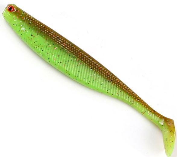 Shad Fast Strike Bionic Soft Perch, Lime Pepper, 5cm, 1g, 10buc/pac