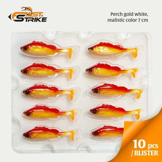 Shad Fast Strike Perch, Pgw Perch Gold White, 7cm, 3.5g, 1buc/pac