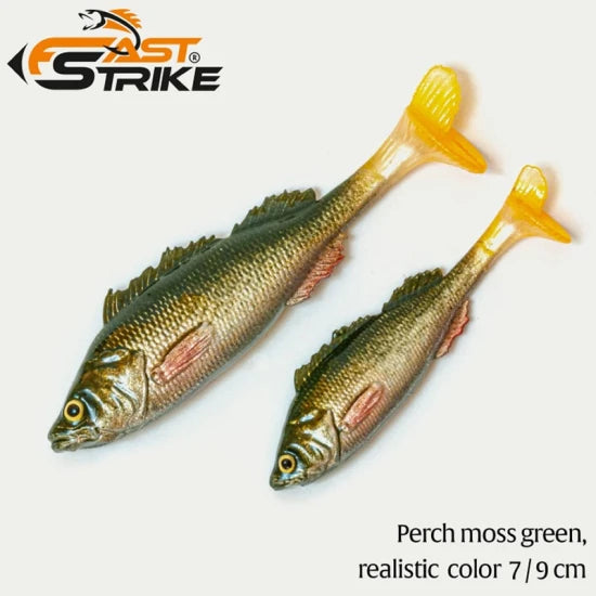 Shad Fast Strike Perch, Pmg Perch Moss Green, 7cm, 3.5g, 1buc/pac