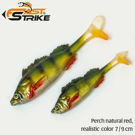 Shad Fast Strike Perch, Pnr Perch Natural Red, 7cm, 3.5g, 1buc/pac