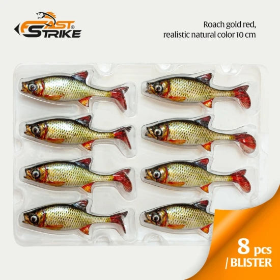 Shad Fast Strike Roach, Rgr Roach Gold Red, 10cm, 9g