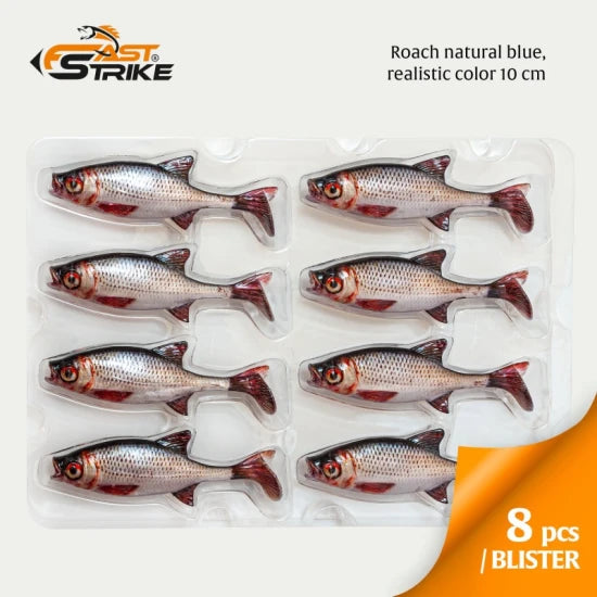 Shad Fast Strike Roach, Rnb Roach Natural Blue, 10cm, 9g