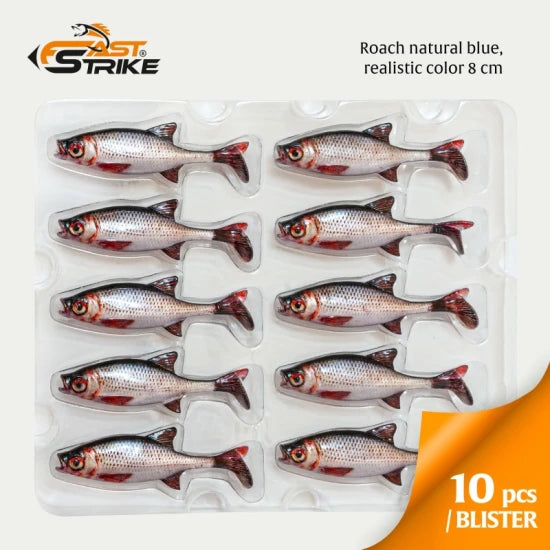 Shad Fast Strike Roach, Rnb Roach Natural Blue, 8cm, 5g
