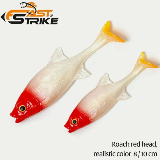 Shad Fast Strike Roach, Rrh Roach Red Head, 10cm, 9g