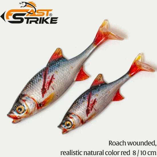 Shad Fast Strike Roach, Rwr Roach Wounded Realistic, 10cm, 9g