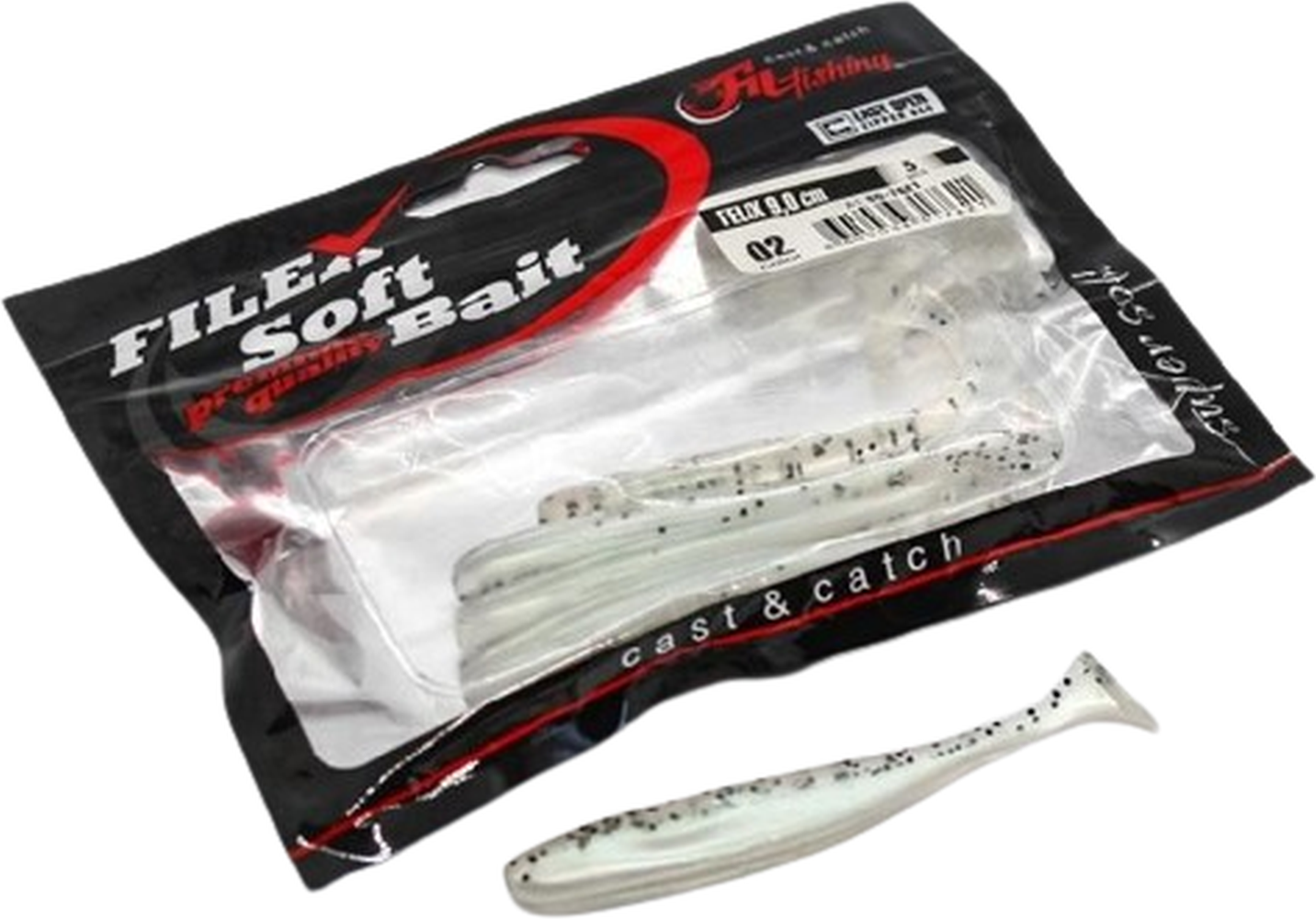 Shad Filfishing Filex Felix, Culoare 02, 9cm, 5buc/pac