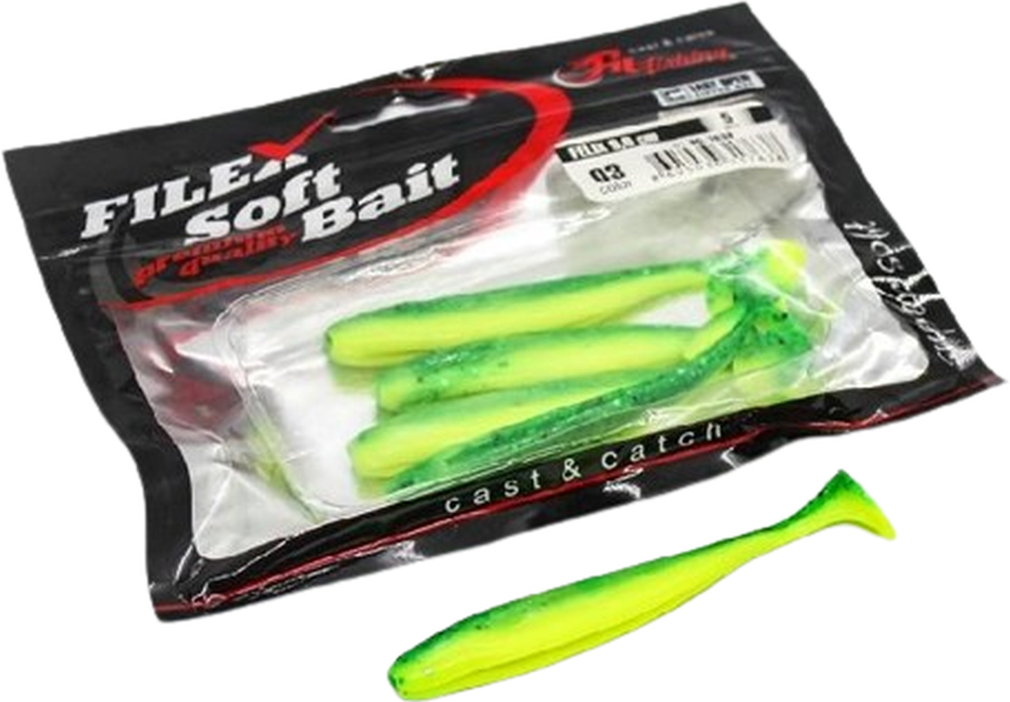 Shad Filfishing Filex Felix, Culoare 03, 7.5cm, 5buc/pac