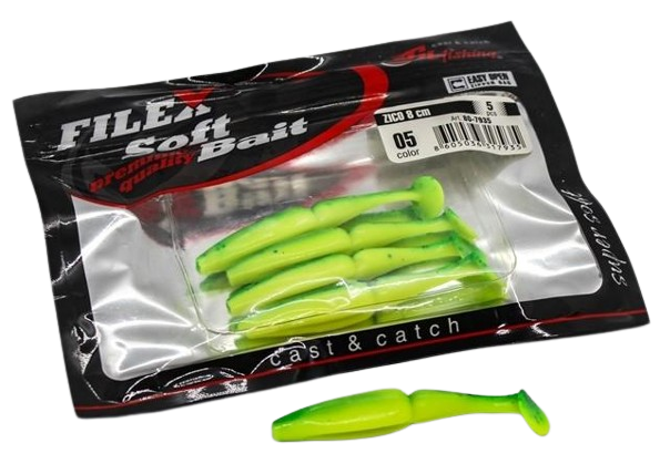 Shad Filfishing Filex Zico, Culoare 05, 8cm, 5buc/pac