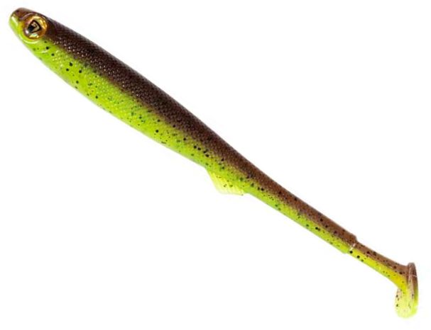Shad Fox Rage Slick Fast Super Soft, Green Pumpkin, 18cm, 1buc/plic