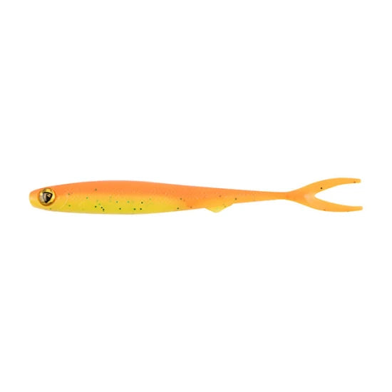Shad Fox Rage Slick Finesse Super Soft Orange Chartreuse Uv 9cm