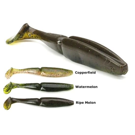 Shad Gambler Tz Glow Chartreuse 7.6cm, 12buc/plic
