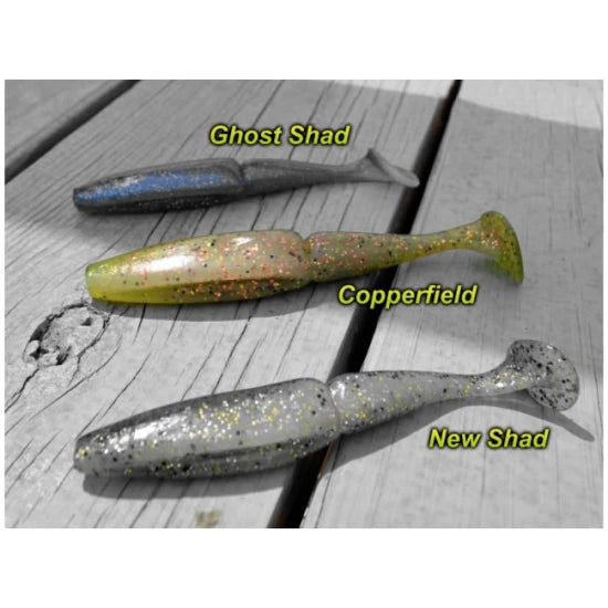 Shad Gambler Tz Glow Chartreuse 7.6cm, 12buc/plic