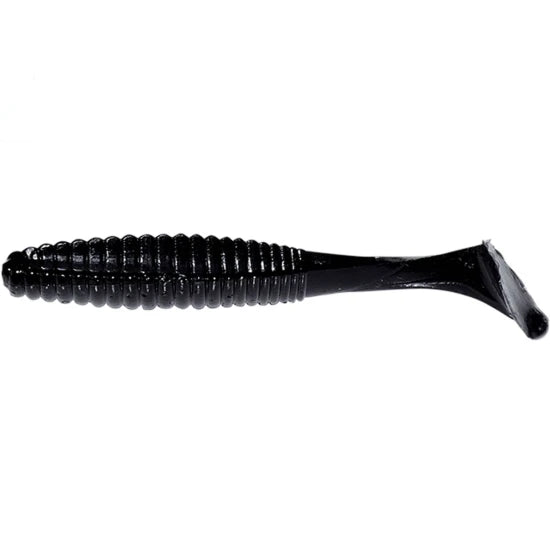 Shad Hide Up Stagger Original 1.5", 109 Black Solid, 4cm, 0.6g, 8buc/pac