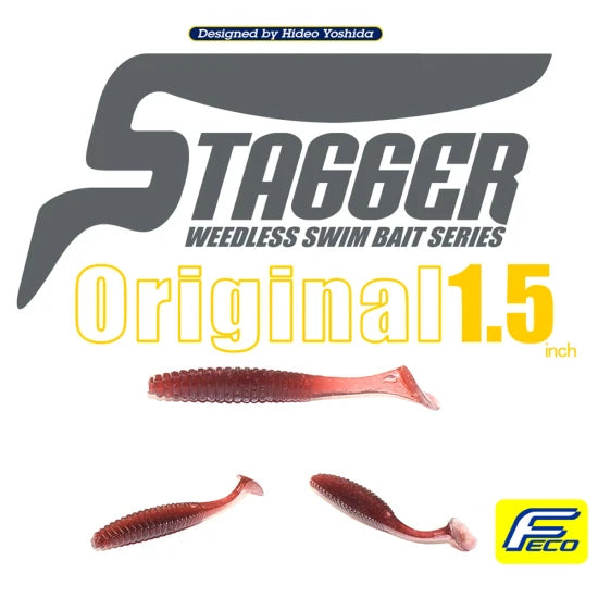 Shad Hide Up Stagger Original 1.5" Salt, S-01 Uv Jako, 4cm, 8buc/pac