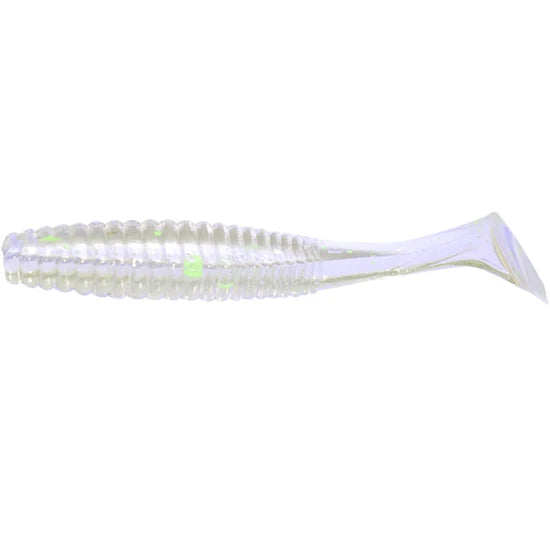 Shad Hide Up Stagger Original 1.5" Salt, S-11 Transparent Glow Uv, 4cm, 8buc/pac