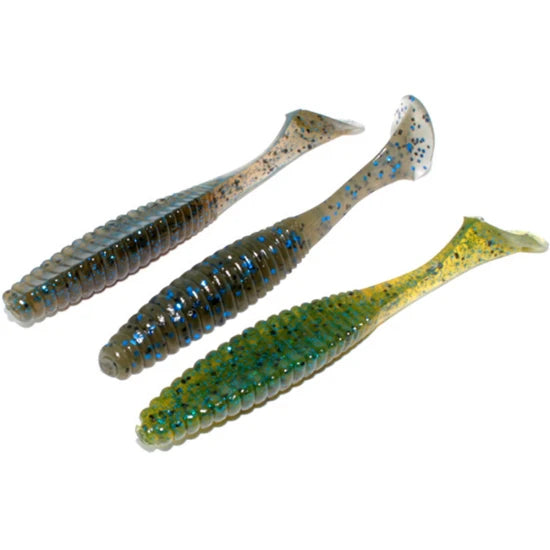 Shad Hide Up Stagger Original 2.5", 113 Cinnamon Blue Flake, 6.6cm, 2.2g, 7buc/pac