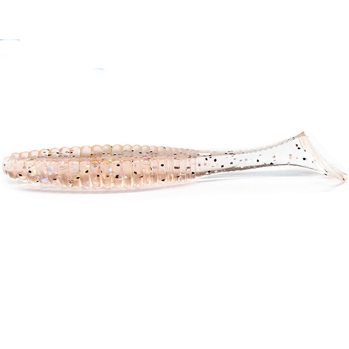 Shad Hide Up Stagger Original 2.5&quot;, 132 Light Peach Candy, 6.6cm, 2.2g, 7buc/pac