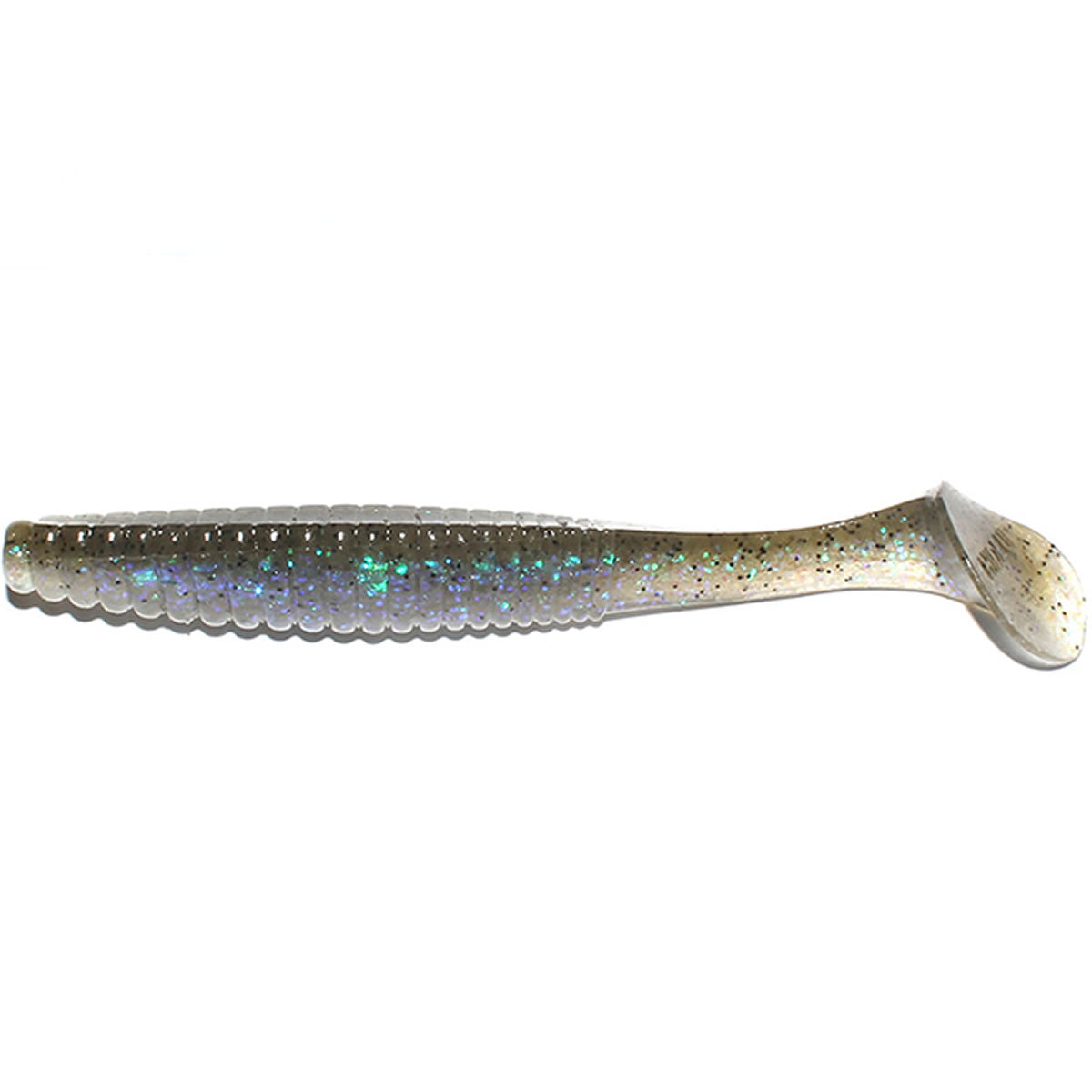 Shad Hide Up Stagger Original 2.5&quot;, 141 Natural Green Blue, 6.6cm, 2.2g, 7buc/pac