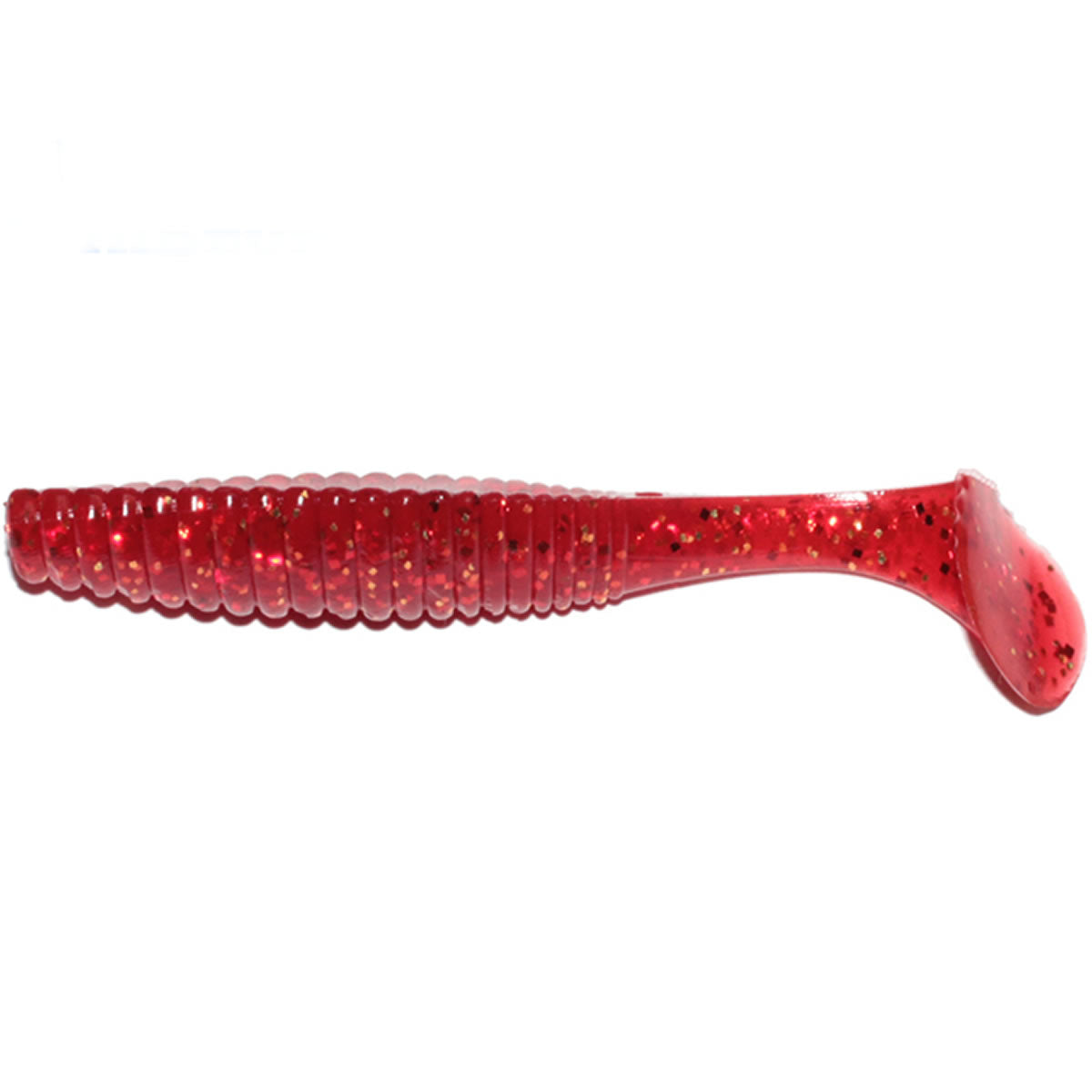 Shad Hide Up Stagger Original 2.5&quot; Salt, S-05 Red Gold Red Flake, 6.6cm, 2.2g, 7buc/pac