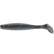 Shad Hide Up Stagger Original 3.5", 113 Cinnamon Blue Flake, 9cm, 8buc/pac