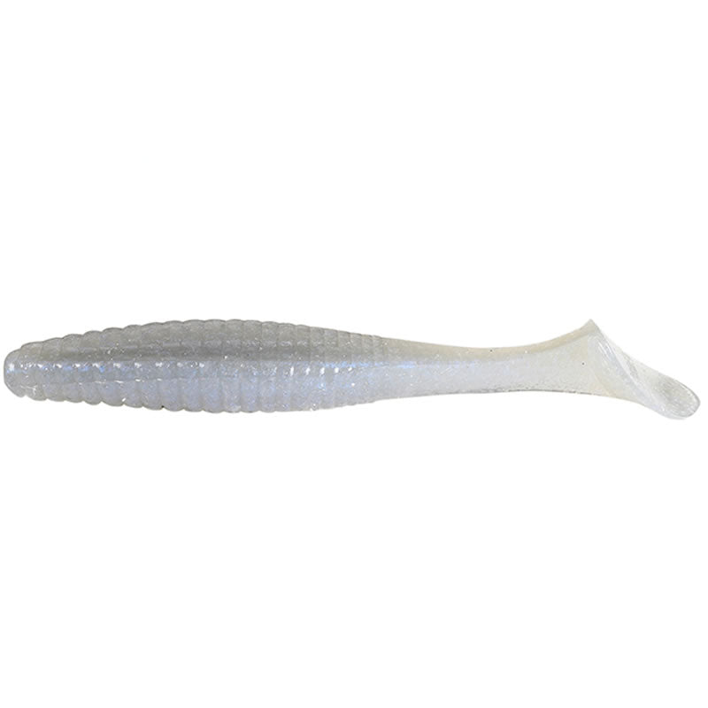 Shad Hide Up Stagger Original 3.5&quot;, 117 Albino White, 9cm, 8buc/pac