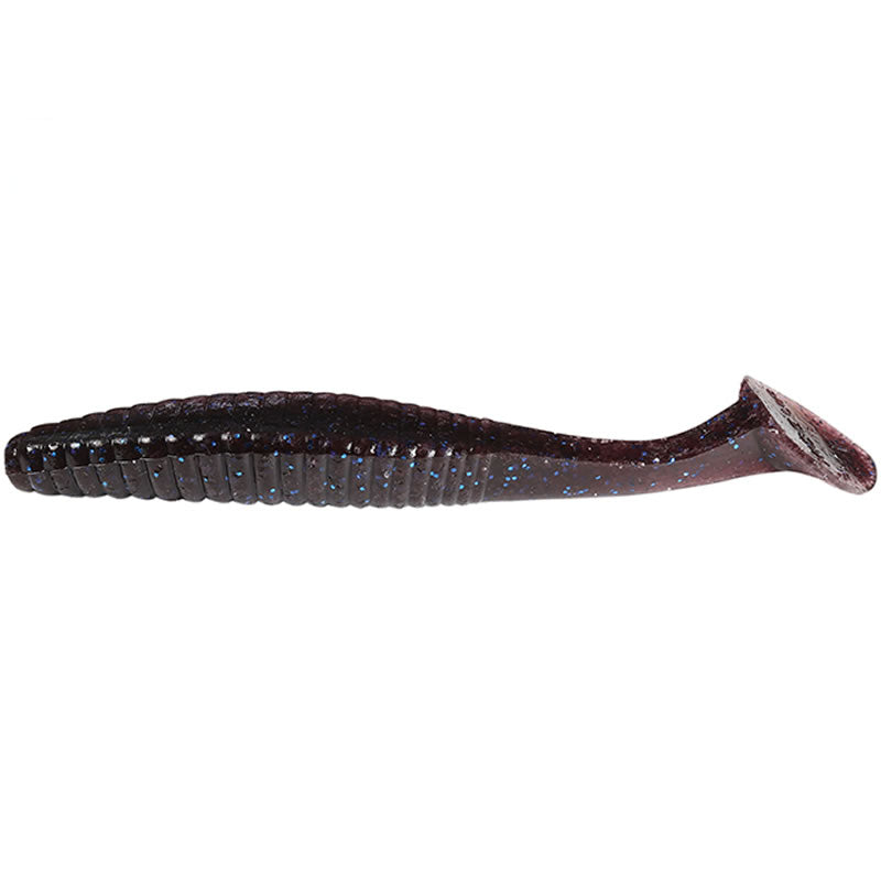 Shad Hide Up Stagger Original 3.5&quot;, 129 Suppernong Blue Flake, 9cm, 8buc/pac