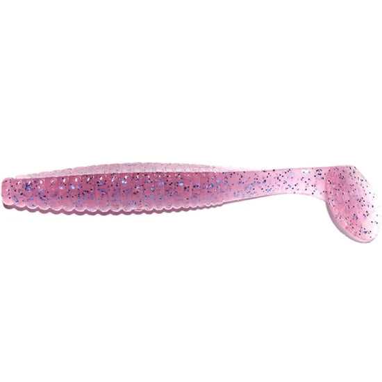Shad Hide Up Stagger Original 3.5", 144 Light Pink Blue Flake, 9cm, 8buc/pac