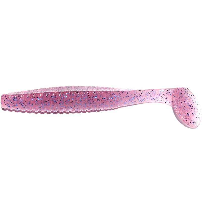 Shad Hide Up Stagger Original 3.5&quot;, 144 Light Pink Blue Flake, 9cm, 8buc/pac