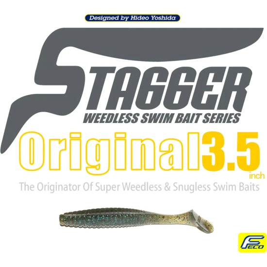 Shad Hide Up Stagger Original 3.5", 144 Light Pink Blue Flake, 9cm, 8buc/pac
