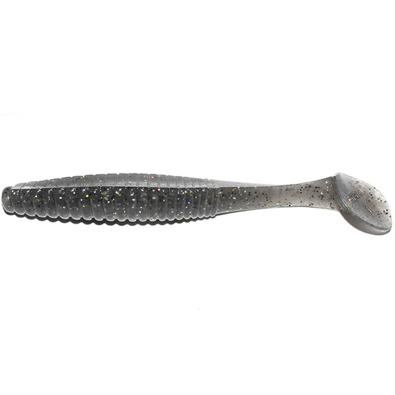 Shad Hide Up Stagger Original 3.5&quot;, 148 Natural Smoke Shad, 9cm, 8buc/pac