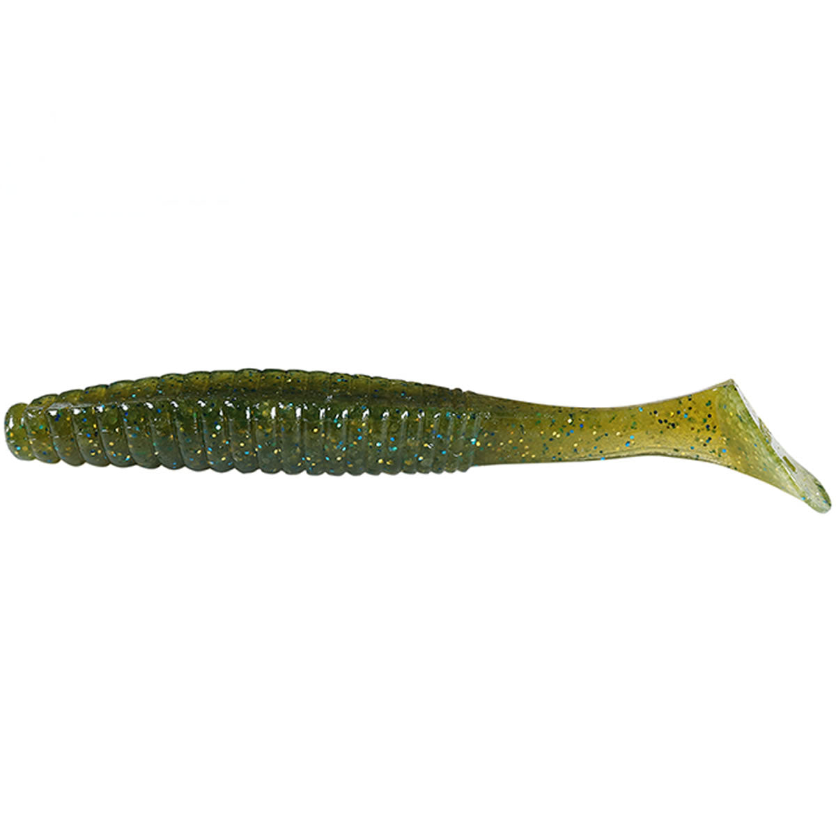 Shad Hide Up Stagger Original 3&quot;, 107 Green Gill, 7.6cm, 4.5g, 10buc/pac