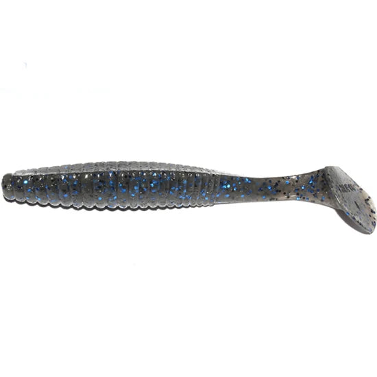Shad Hide Up Stagger Original 3", 113 Cinnamon Blue Flake, 7.6cm, 4.5g, 10buc/pac