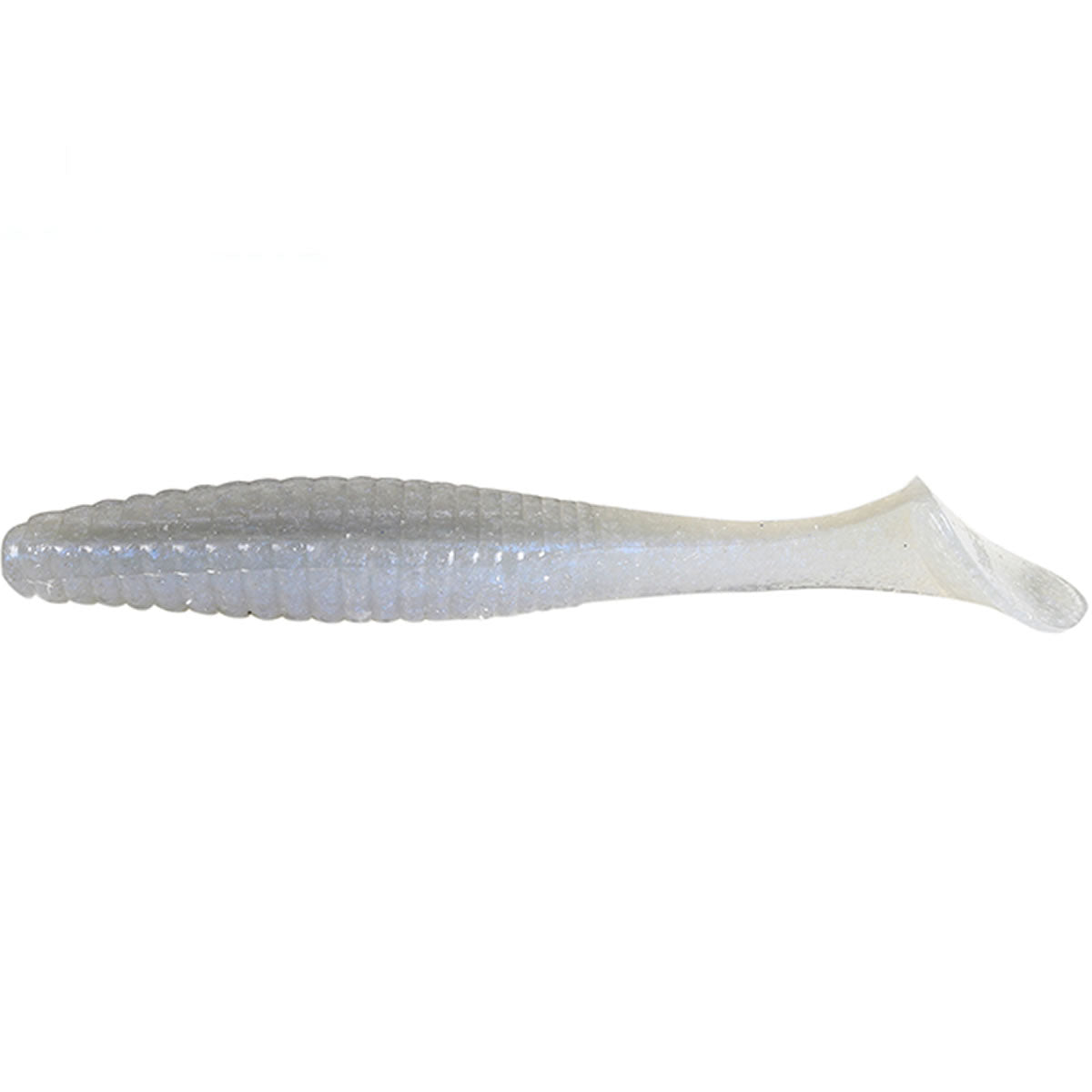 Shad Hide Up Stagger Original 3&quot;, 117 Albino White, 7.6cm, 4.5g, 10buc/pac