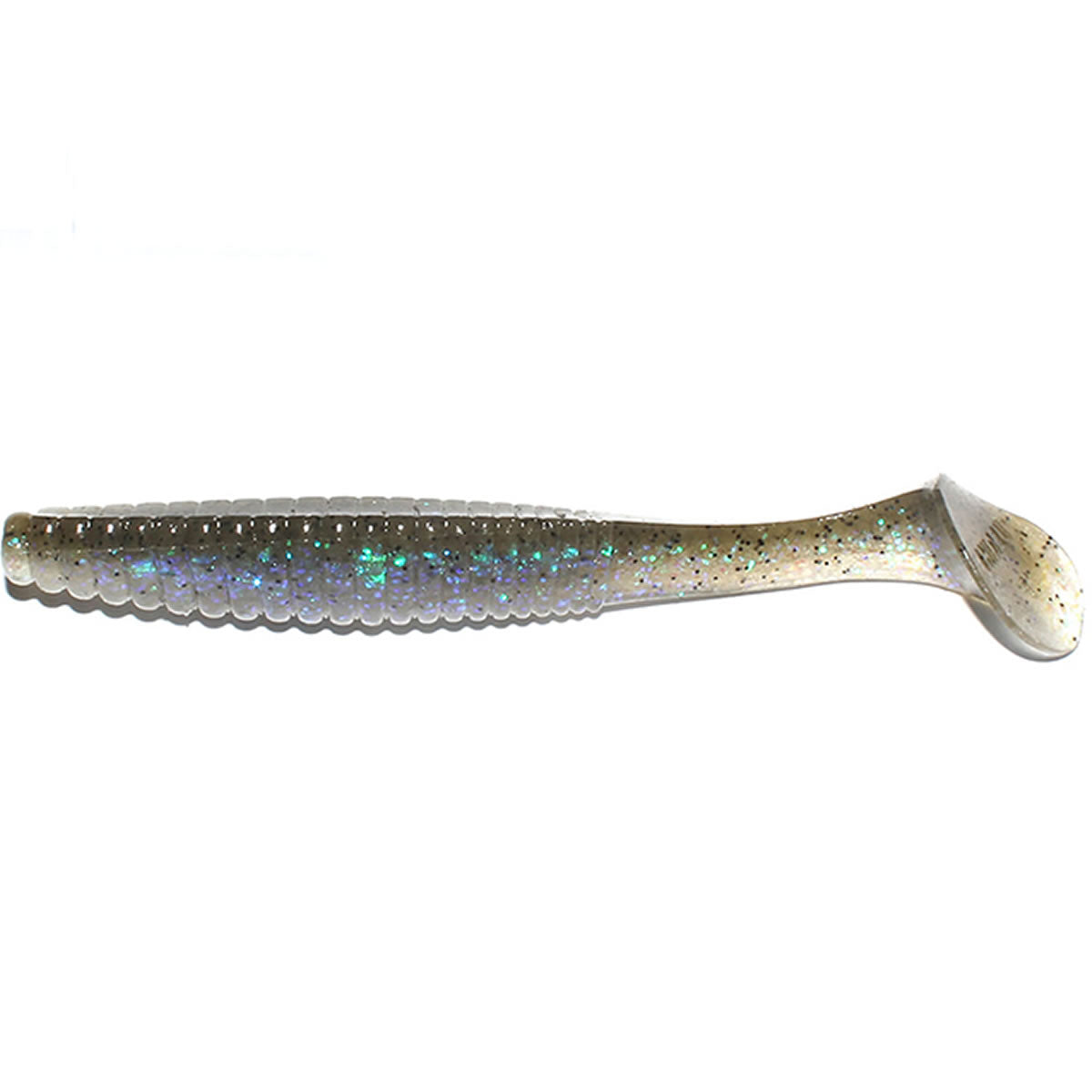 Shad Hide Up Stagger Original 3&quot;, 141 Natural Green Blue, 7.6cm, 4.5g, 10buc/pac
