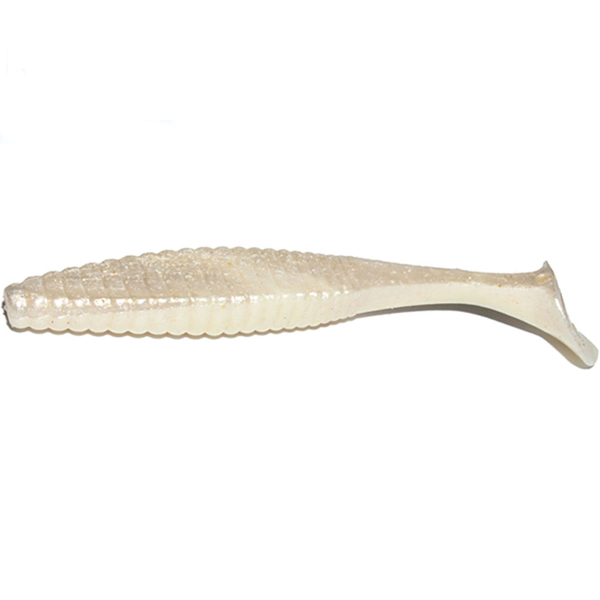 Shad Hide Up Stagger Original 3&quot; Salt, S-02 Pearl Glow, 7.6cm, 4.5 g, 10buc/pac