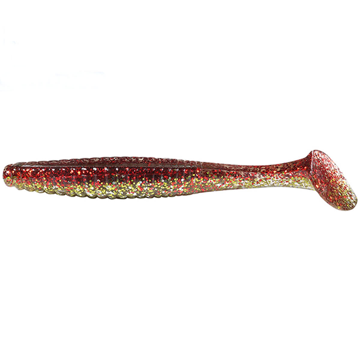 Shad Hide Up Stagger Original 3&quot; Salt, SN-08 Akakin, 7.6cm, 4.5 g, 10buc/pac