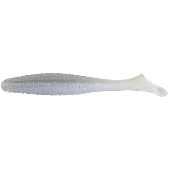 Shad Hide Up Stagger Original 4", 117 Albino White, 10.2cm, 10g, 8buc/pac
