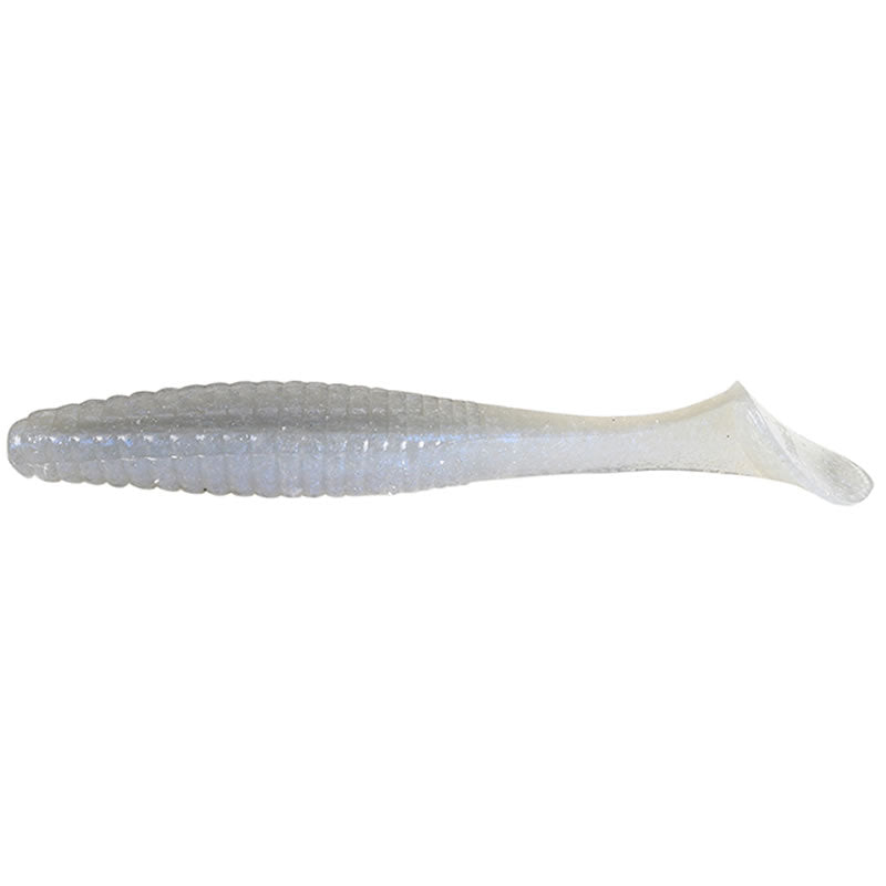 Shad Hide Up Stagger Original 4&quot;, 117 Albino White, 10.2cm, 10g, 8buc/pac