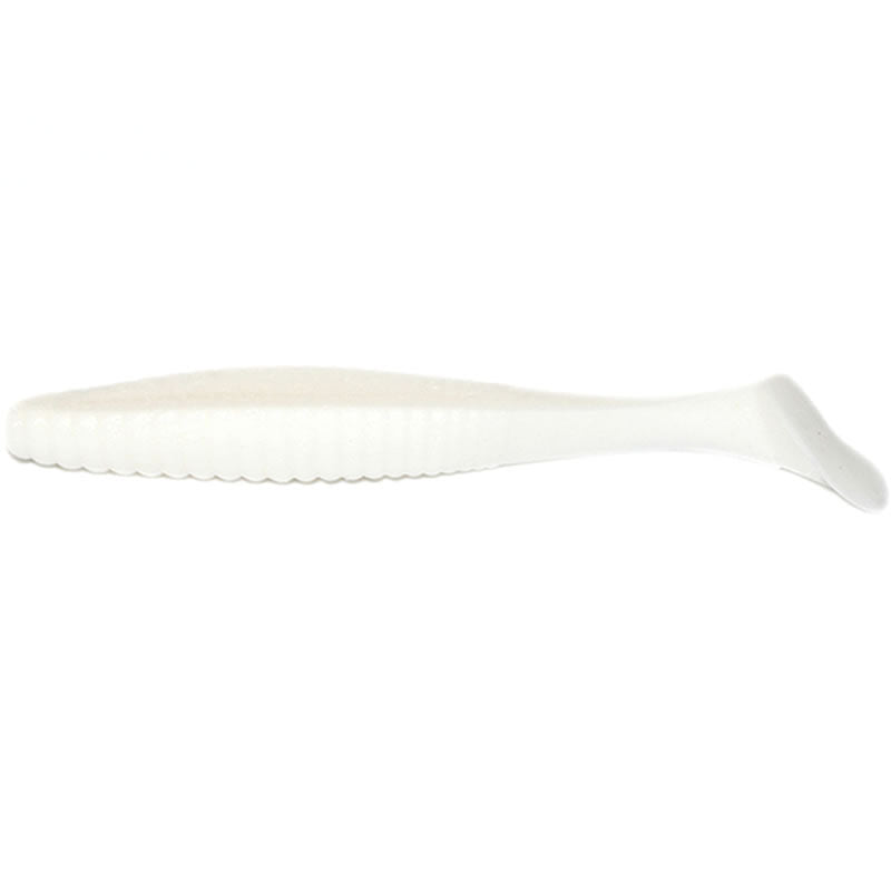 Shad Hide Up Stagger Original 5&quot;, 150 White Solid, 12.7cm, 14.5g, 6buc/pac