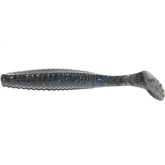 Shad Hide Up Stagger Original 6", 113 Cinnamon Blue Flake, 15.2cm, 5buc/pac