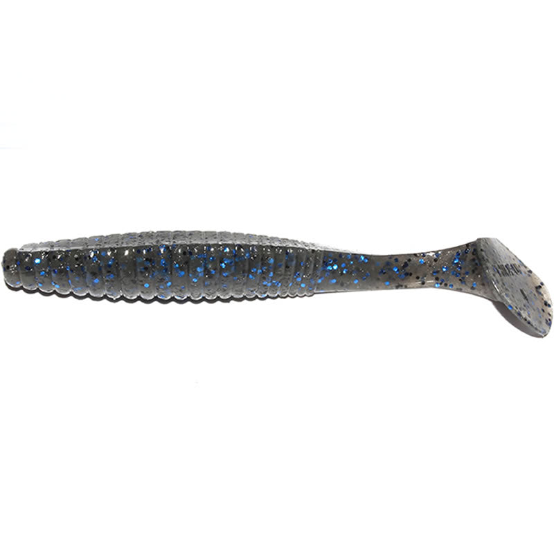 Shad Hide Up Stagger Original 6&quot;, 113 Cinnamon Blue Flake, 15.2cm, 5buc/pac