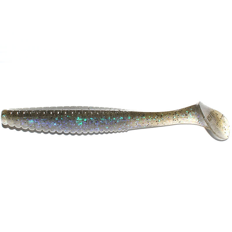 Shad Hide Up Stagger Original 6&quot;, 141 Natural Green Blue, 15.2cm, 5buc/pac