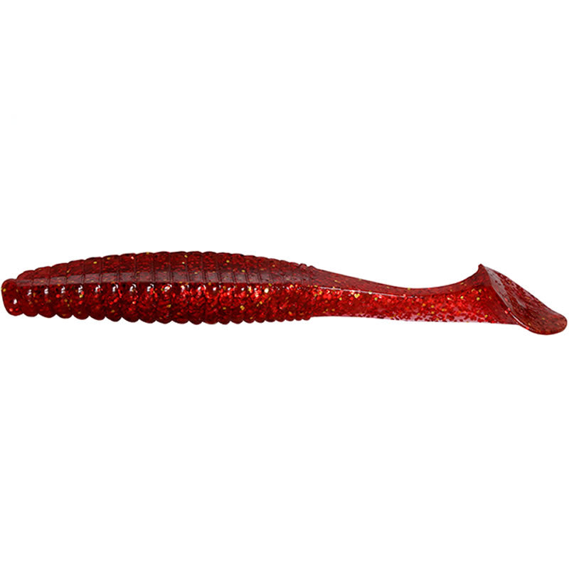 Shad Hide Up Stagger Original Salt 3.5&quot;, S-07 Red Gold Red Flake, 9cm, 8buc/pac