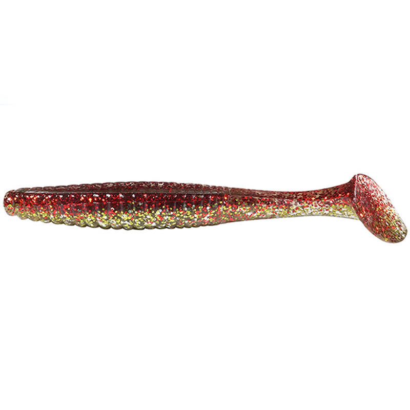 Shad Hide Up Stagger Original Salt 4&quot;, SN-08 Akakin, 10.2cm, 10g, 8buc/pac