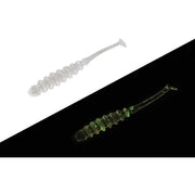 Shad Jackall Tidebeat 3.8cm 10 Buc/plic Clear Glow Crush