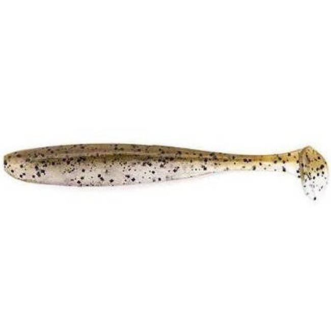 Shad Keitech Easy Shiner, Green Pumpkin PP Shad, 8.9cm, 7buc/plic