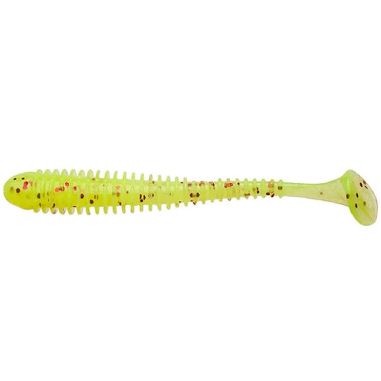 Shad Keitech Swing Impact, Chartreuse Red Flake Pal01, 11.5cm, 6buc/pac