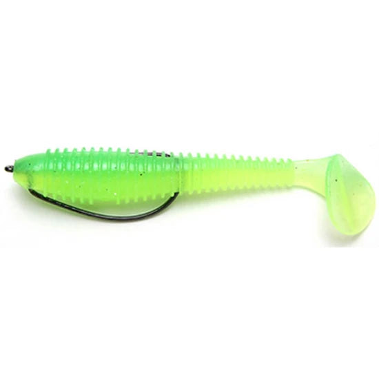 Shad Keitech Swing Impact Fat, Lime / Chartreuse 424, 10.9cm, 5buc/pac
