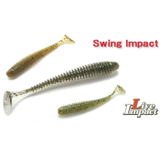 Shad Keitech Swing Impact, Gold Flash Minnow 417, 5cm, 12buc/pac